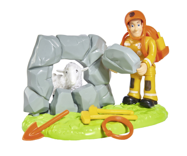 Preview: Simba 109251028 - Feuerwehrmann Sam Rettungsset ''Sam'' im Ei